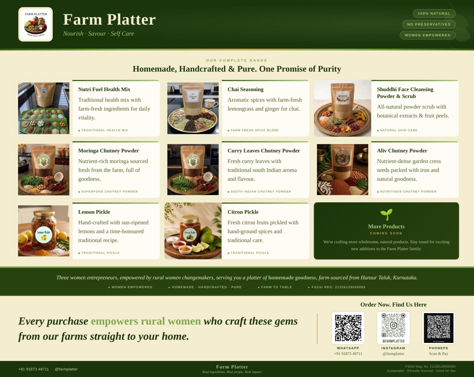 Farm Platter complete product range