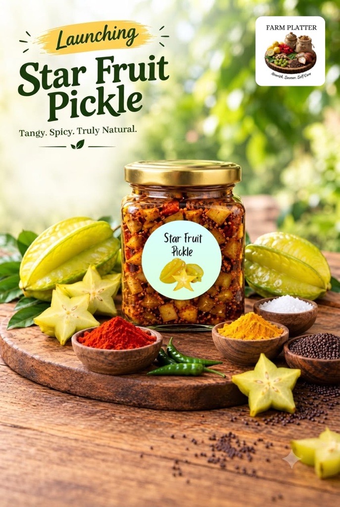 Launching Farm Platter Star Fruit Pickle