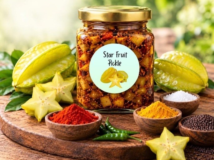 Star Fruit Pickle — Traditional pickle, homemade by Farm Platter